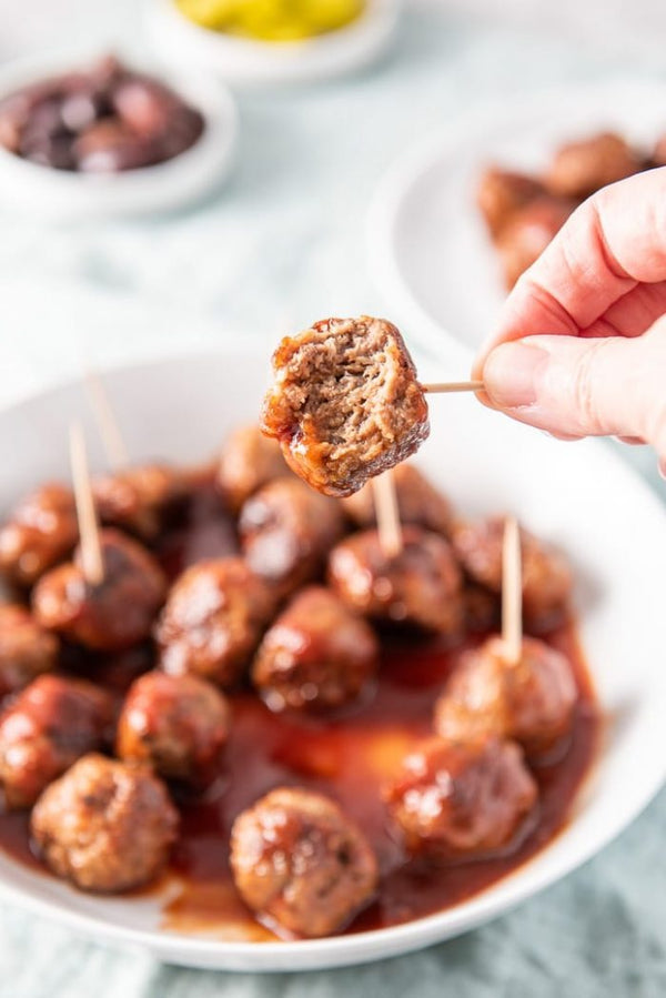 Bourbon Meatball Appetizer - Wellborn 2R Beef