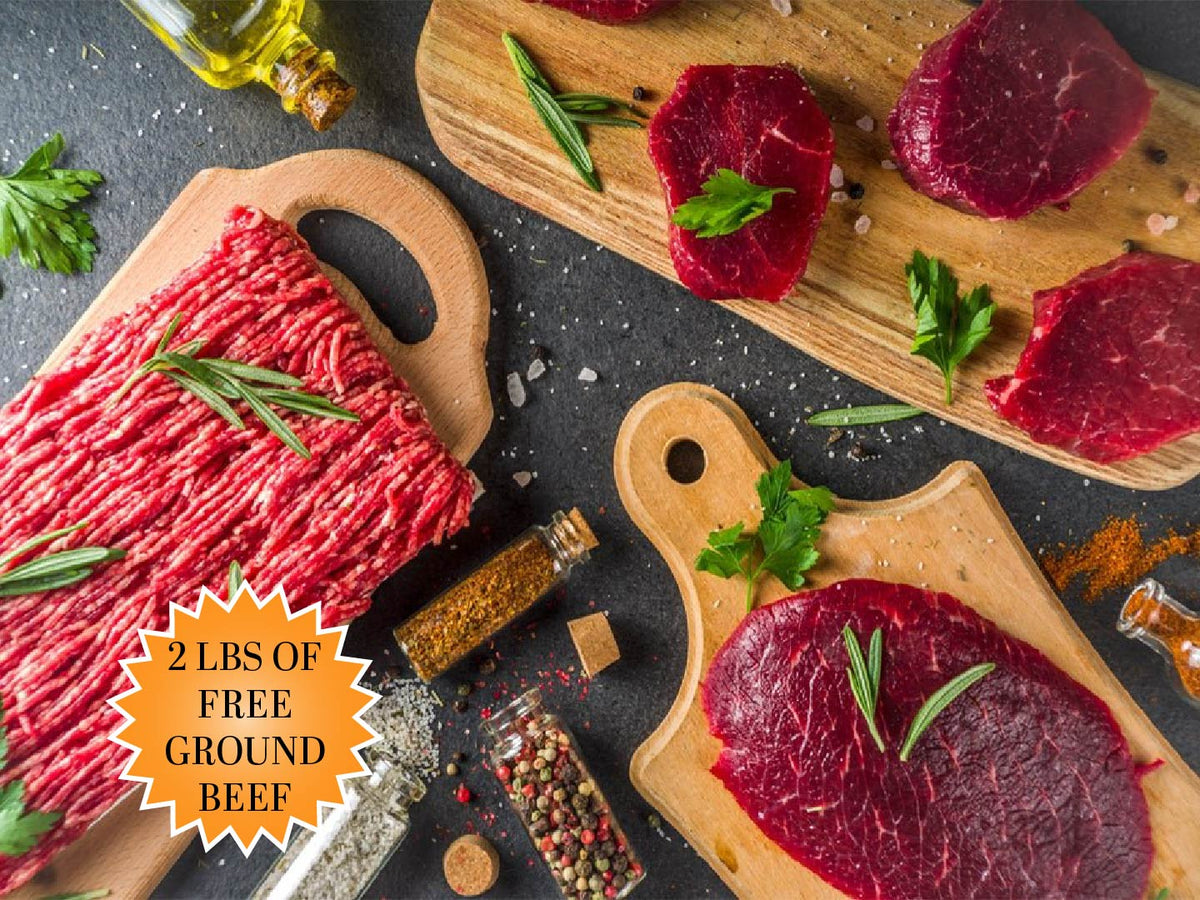 Assorted Beef Set Large Mixed Beef Bundle | All-Natural Texas Beef | Wellborn 2R Ranch ...